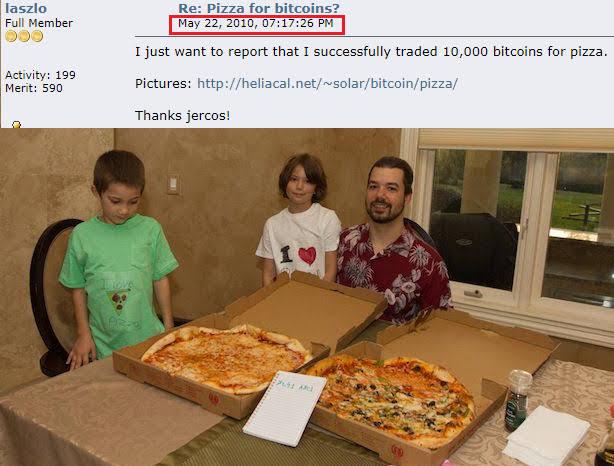 Laszlo Hanyecz on bitcoin pizza day