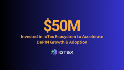 IoTeX secure $50m investment