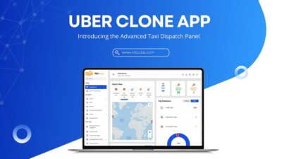 Uber clone app advanced taxi dispatch panel