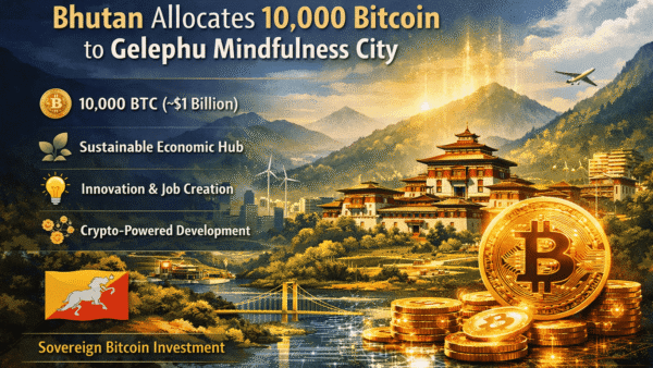 Bhutan Allocates 10,000 Bitcoin to Build Gelephu Mindfulness City