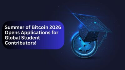 Summer of Bitcoin 2026 applications are open