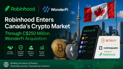 Robinhood expands into Canada by acquiring WonderFi